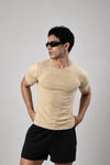 Muscle Fit T-Shirt (Beige)