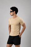 Muscle Fit T-Shirt (Beige)